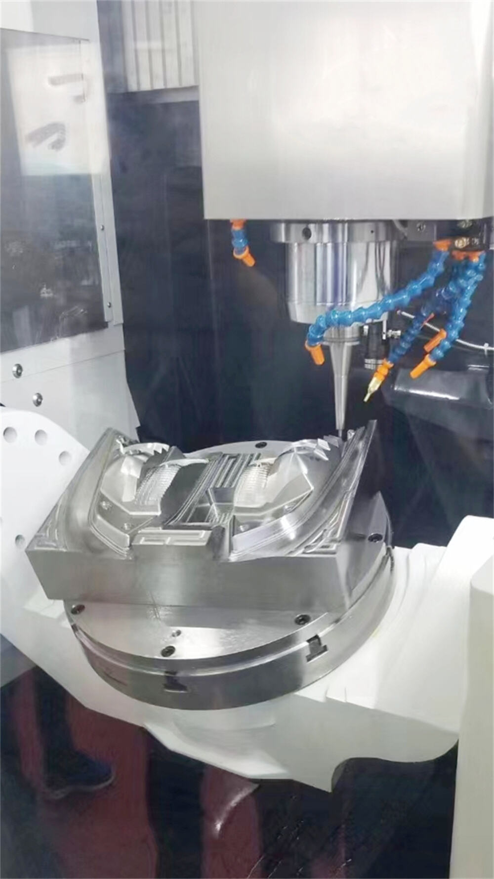 factory 5 axis customized drilling cnc precision machining brass aluminum car turning steel parts cnc machining milling service-2