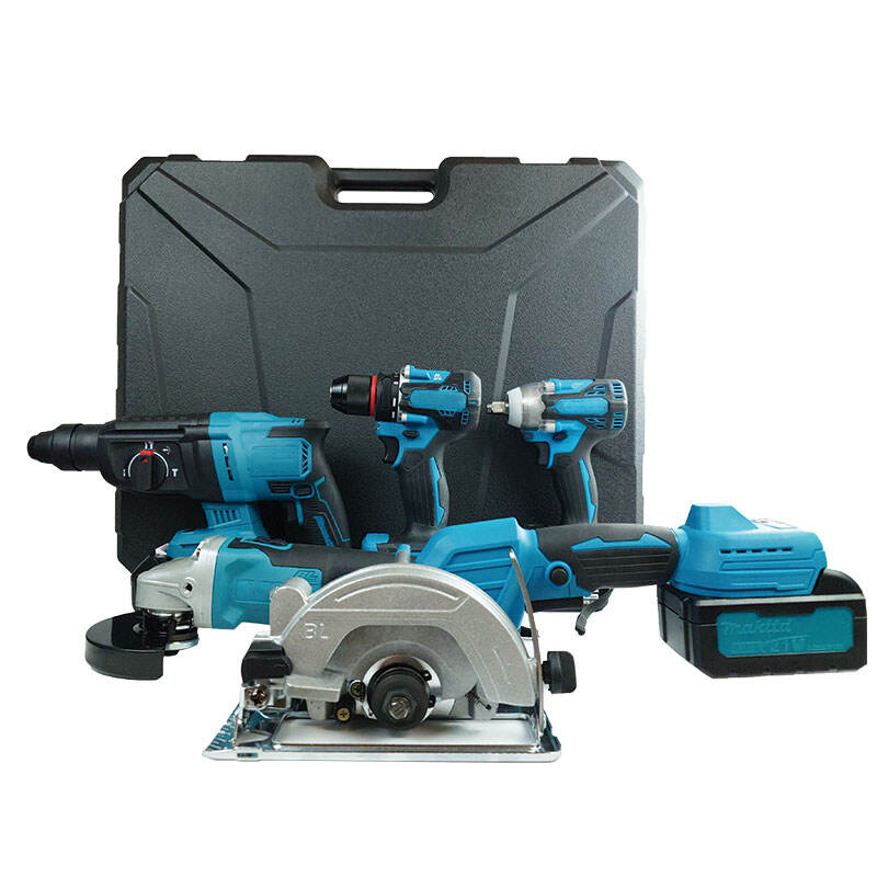 Five-in-one lithium battery tool set