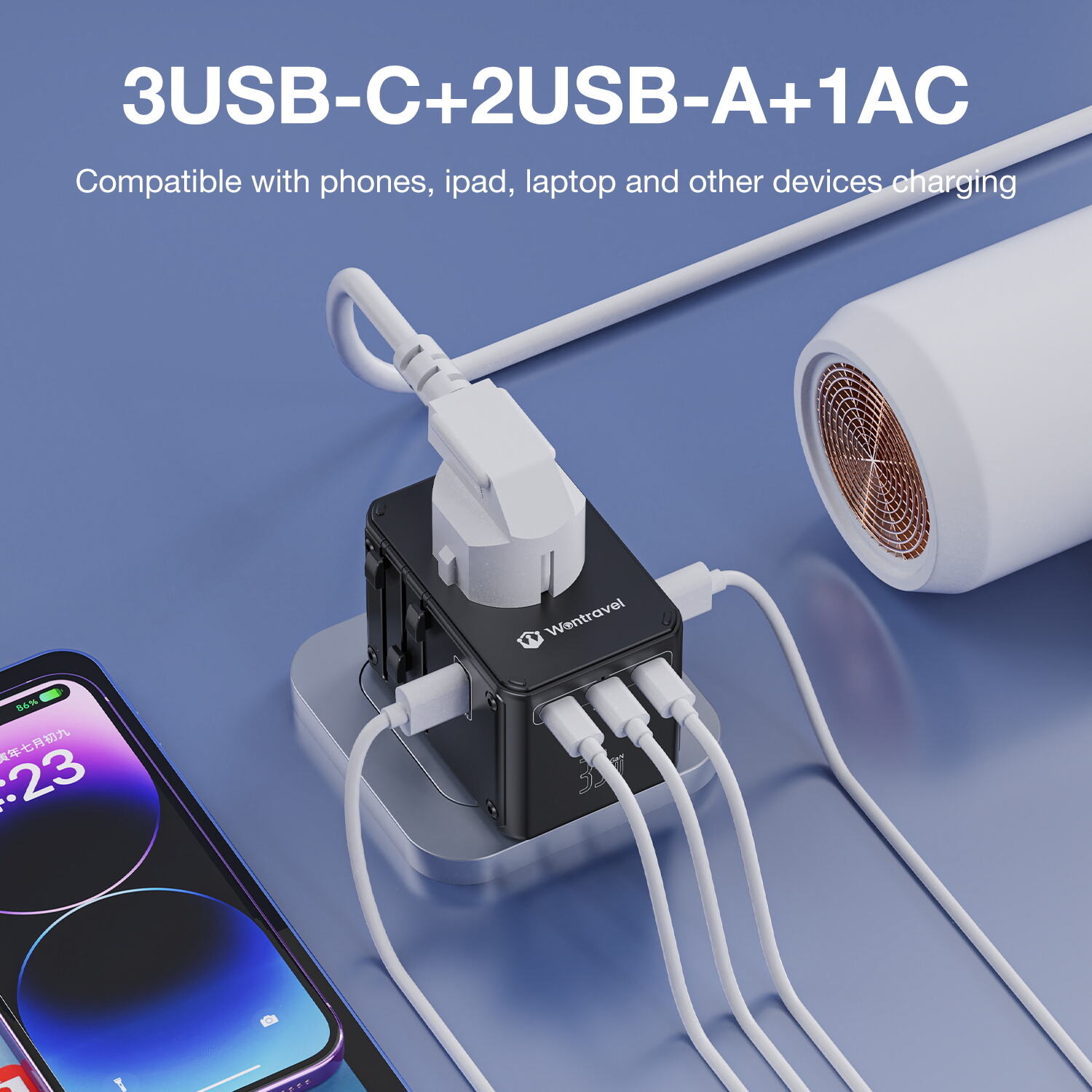 Empower Your Travel with Our All-In-One Adaptor