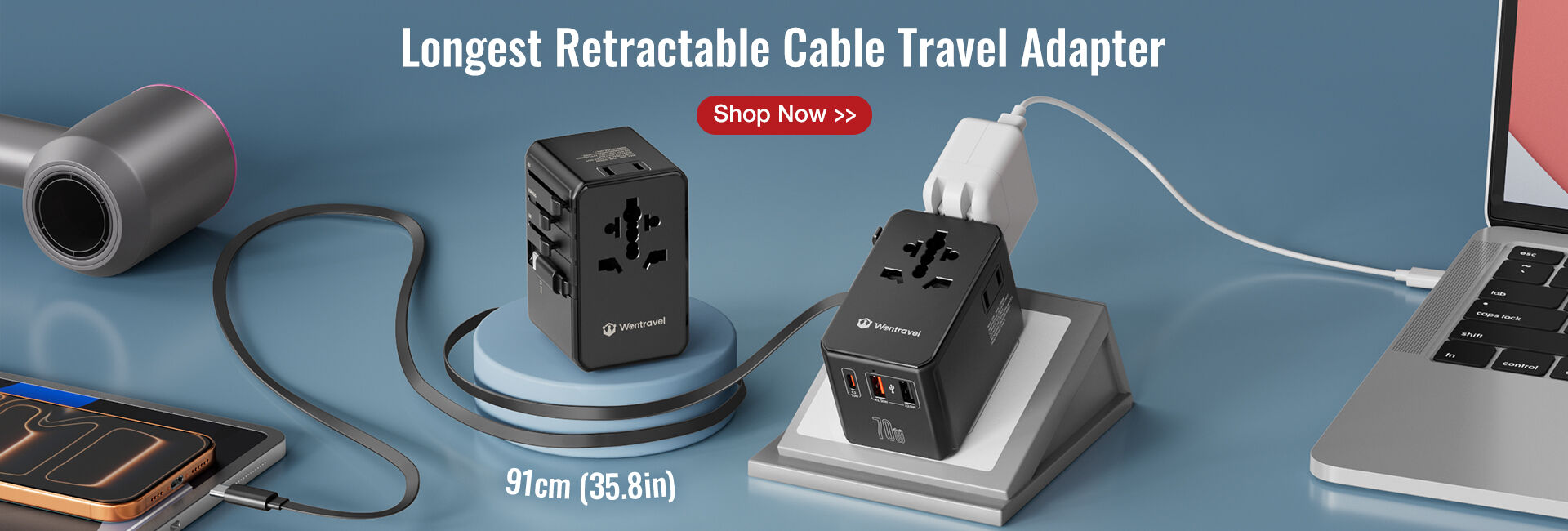 Redefining the Travel Charging Experience: Wontravel Launches New 3-AC Outlet Travel Adapter