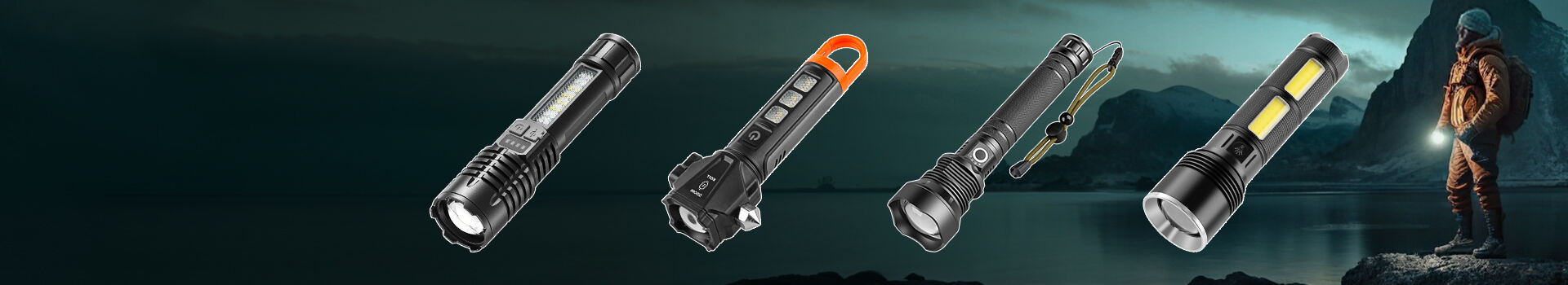 Hoogvermogende zaklamp