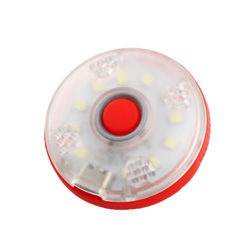 Mini Rechargeable Clip Light with Magnet, White & Red SMD, Type-C Charging