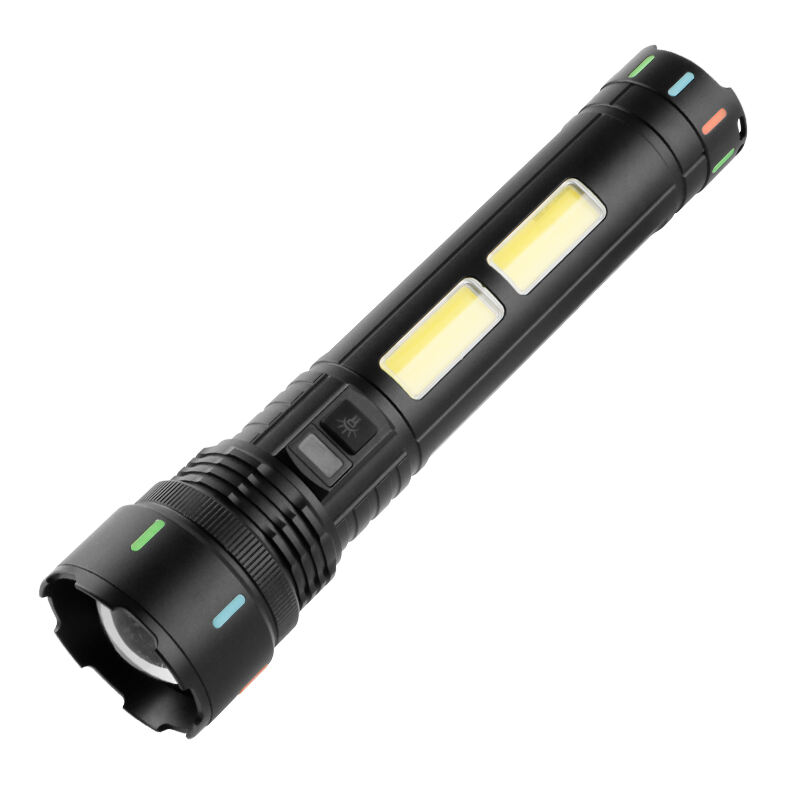 Lanterna Recarregável de Alto Lúmen com Dois Modos de Luz e Controle Inteligente