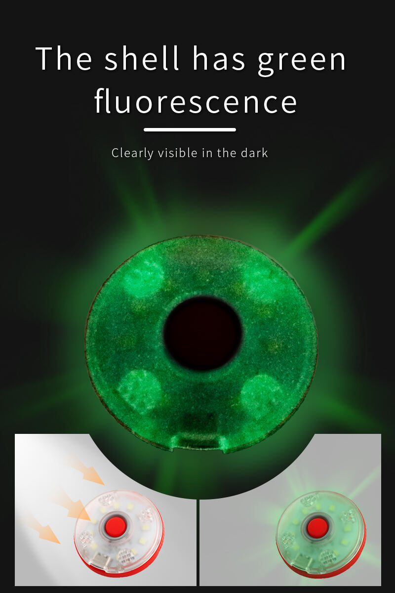 mini rechargeable clip light with magnet white  red smd type c charging-18