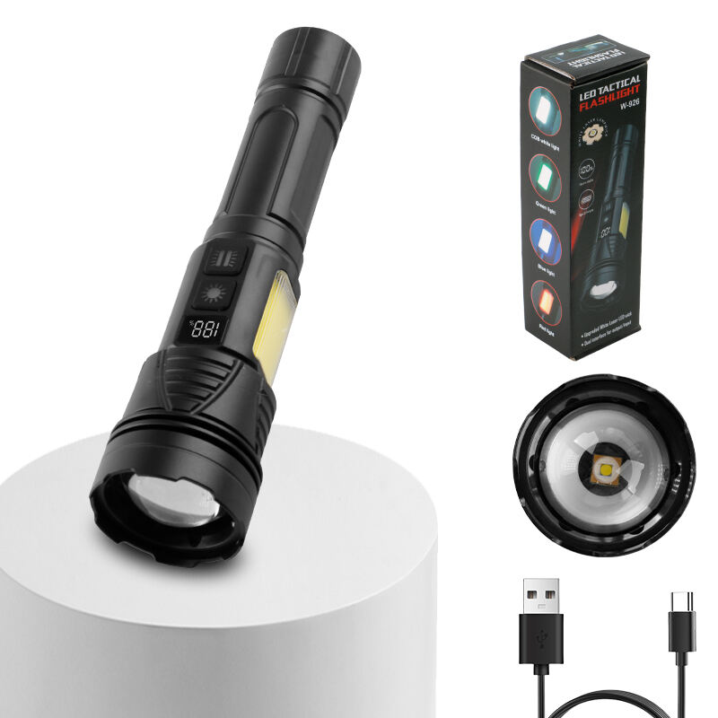 Сверхъяркий светодиодный фонарик, карманный фонарь для чрезвычайных ситуаций, домашнего использования