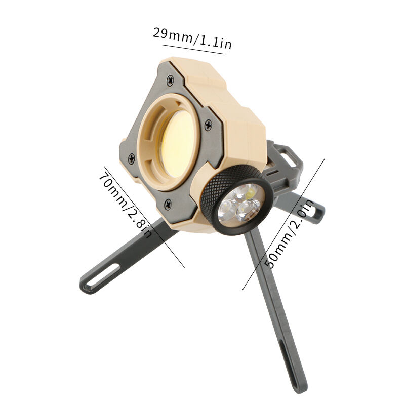  High-Brightness LED Work Light with Tripod Stand for Portable Outdoor and Jobsite Lighting