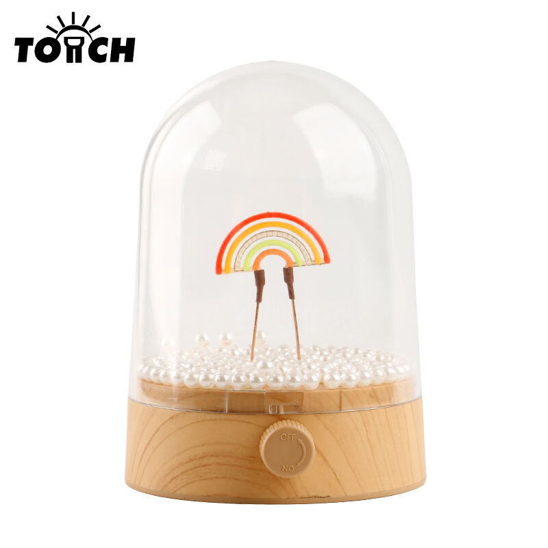 USB充電式フック付きキャンドルライト、寝室用睡眠カラーLED間接照明