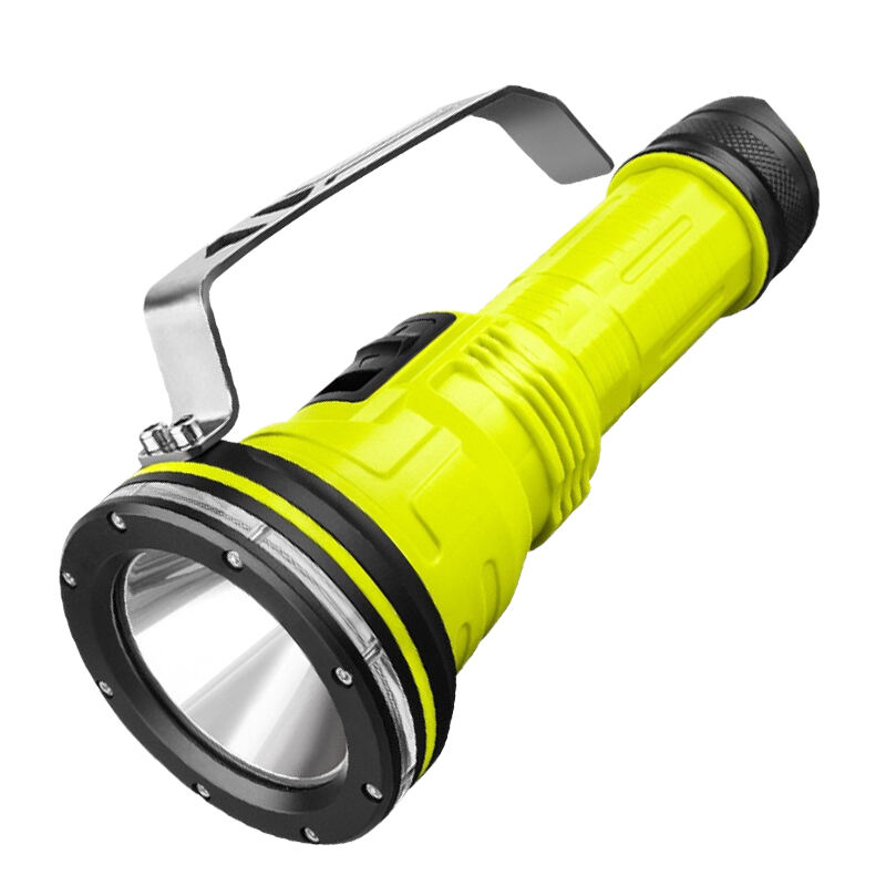 Пластиковый алюминиевый фонарик для дайвинга с внешним аккумулятором