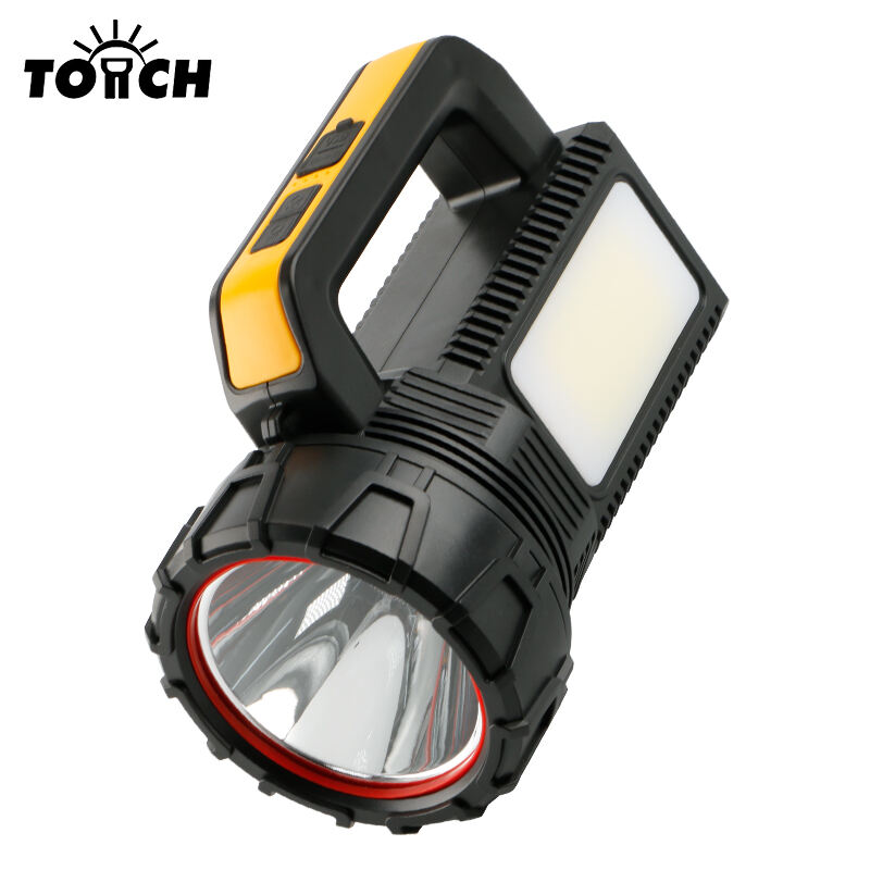 Linterna de alta potencia recargable, ultrabrillante, foco exterior, linterna portátil de largo alcance, uso doméstico, luz de emergencia mini y duradera