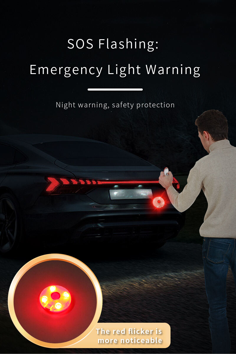 mini rechargeable clip light with magnet white  red smd type c charging-15