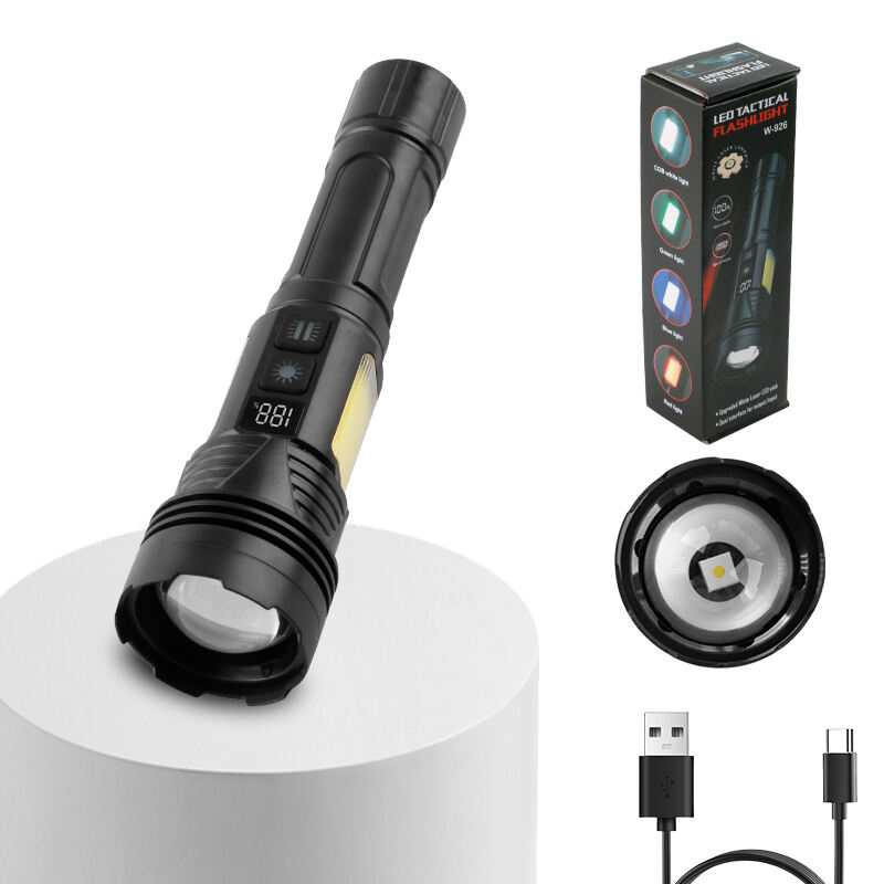 Linternas LED de alto lumen Linterna manual para exteriores