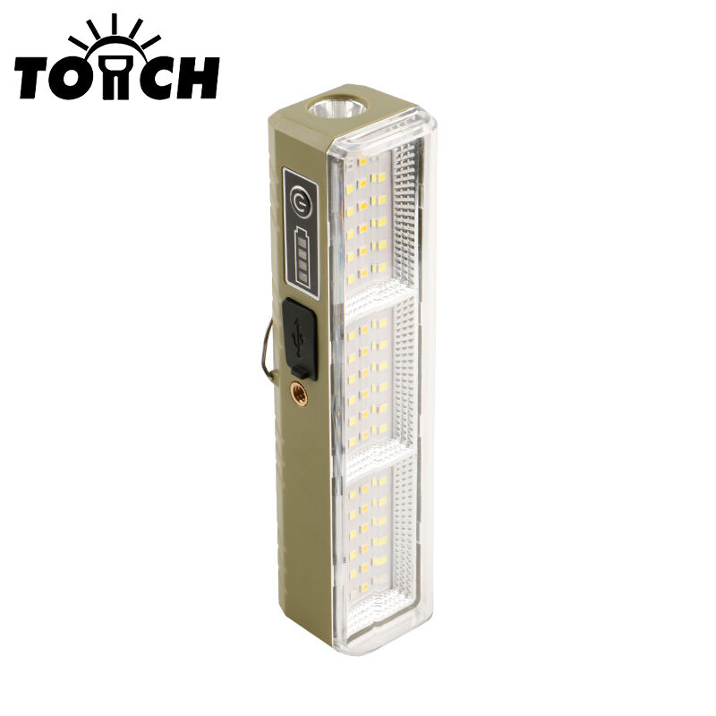 Luz LED recarregável para camping ao ar livre, lanterna portátil, luz de emergência, vida útil da bateria extra longa