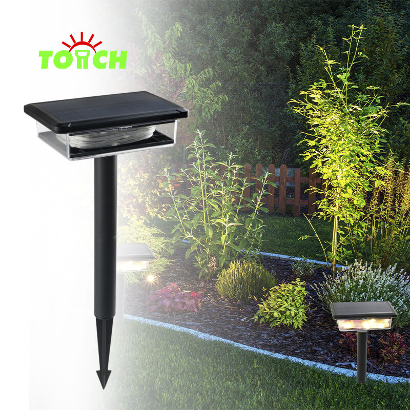 Auringonvalolla toimiva ulkoseinävalo hämärän ja aamun anturilla