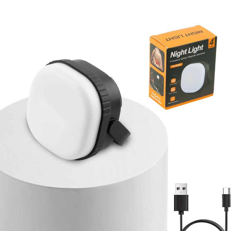 Перезаряжаемый светодиодный рабочий фонарь с крючком для аварийного и целевого освещения