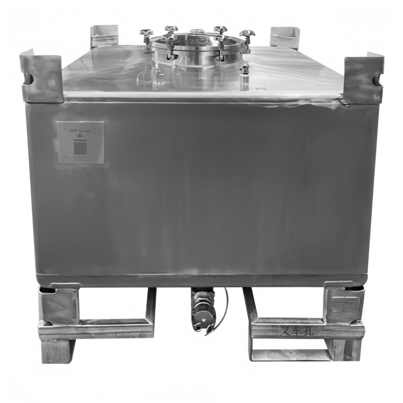 1000L custom-made stainless steel square ton drum