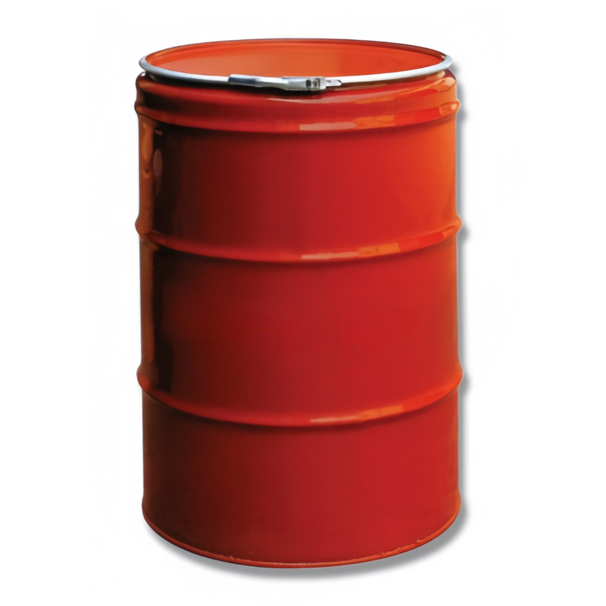 Upper or lower constricted open steel drums