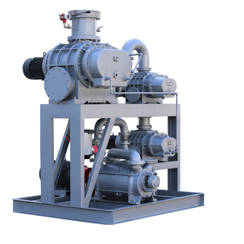 JZJS Series roots vacuum pump units with liquid ring backing pumps