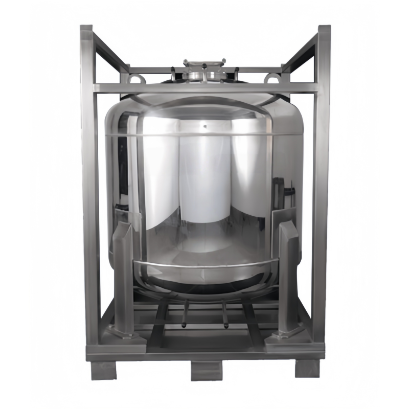Single-layer stainless steel electrolyte ton drum