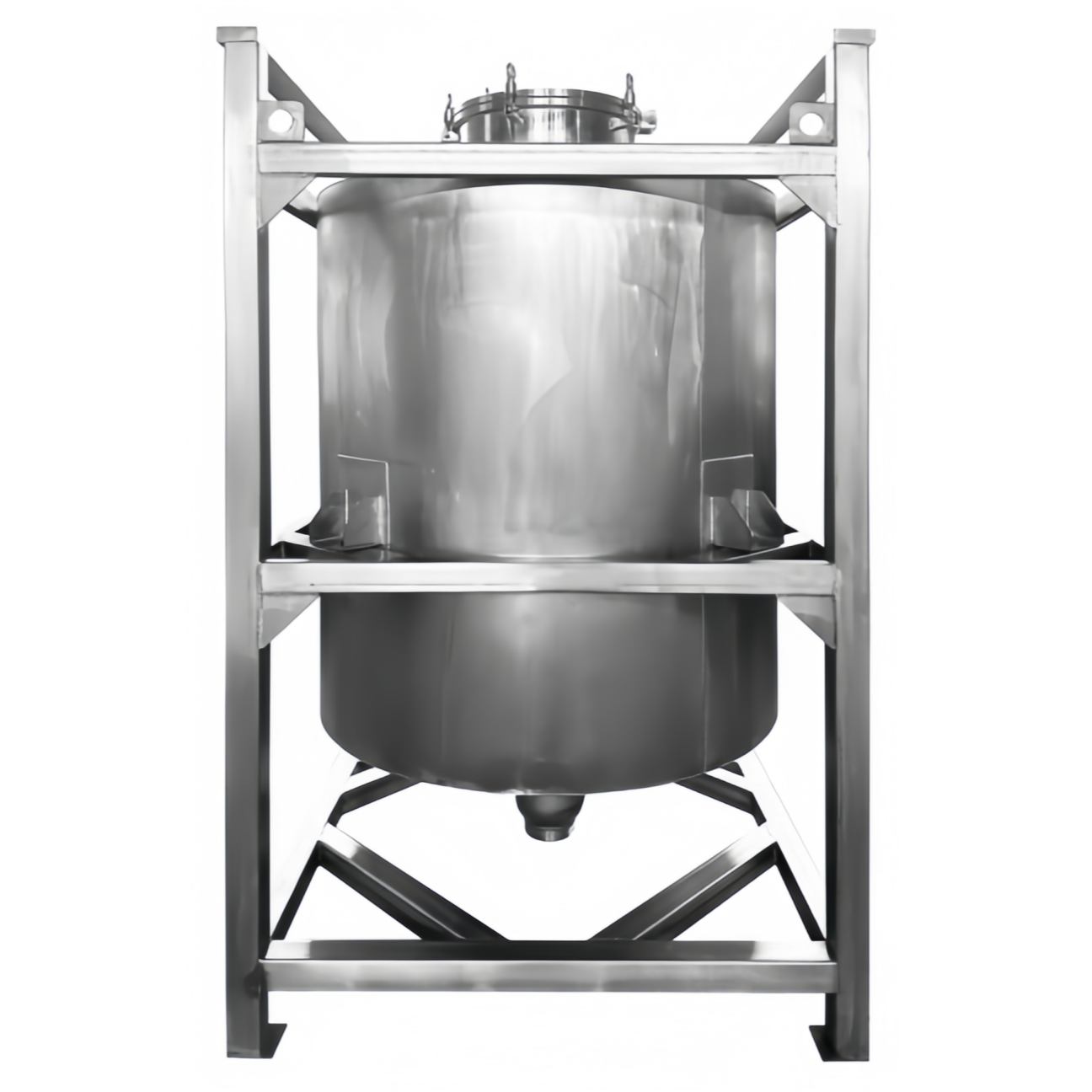 Stainless steel transfer ton drums