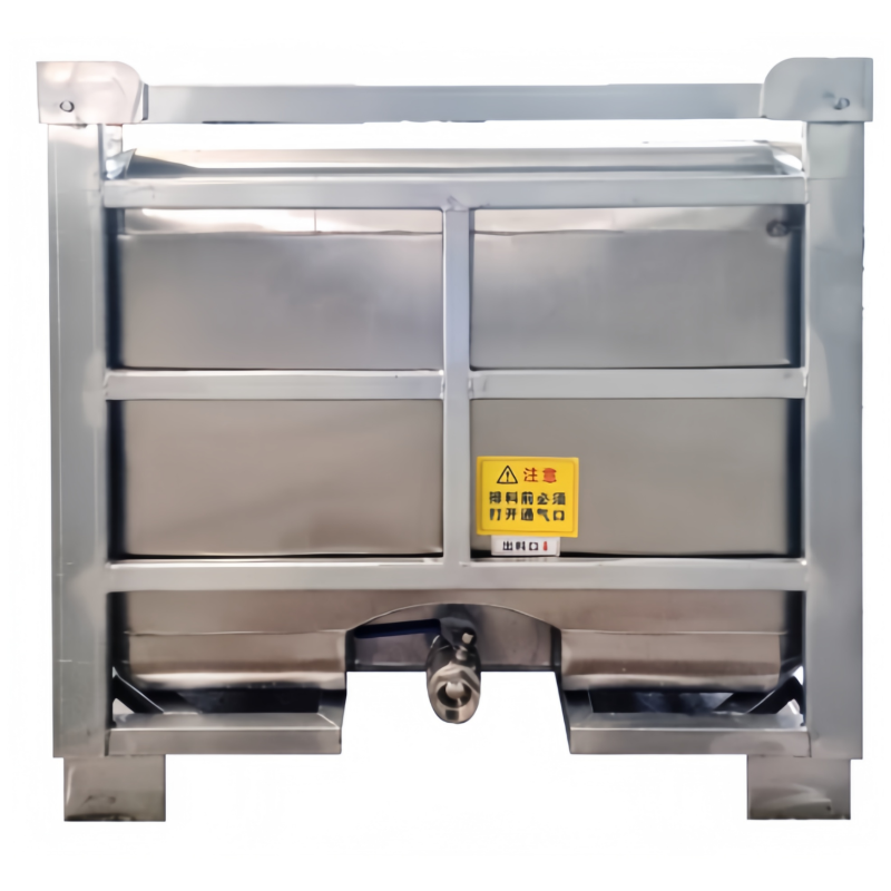 1000L stainless steel square ton drum