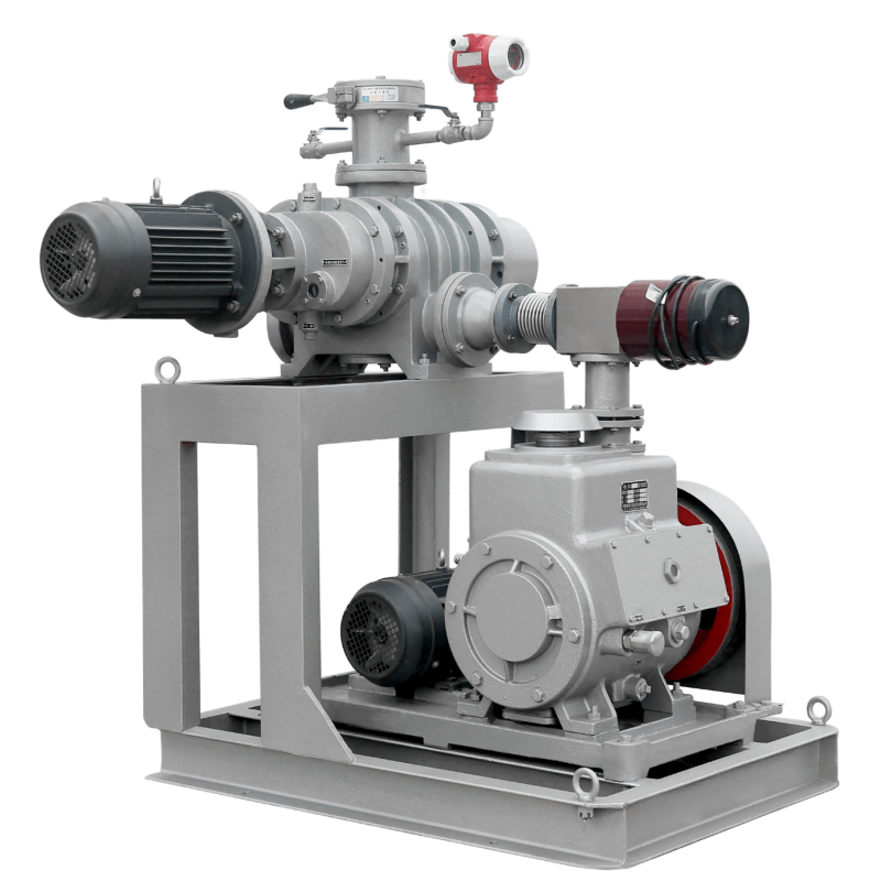 JZJX Series roots vacuum pump units with rotary vane backing pumps