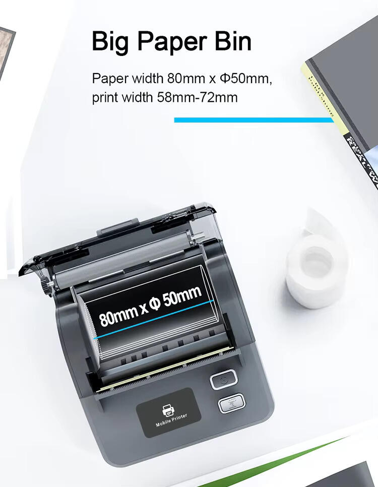 ZYWELL ZM06 80mm Portable Thermal Printer, China ZYWELL ZM06 80mm ...