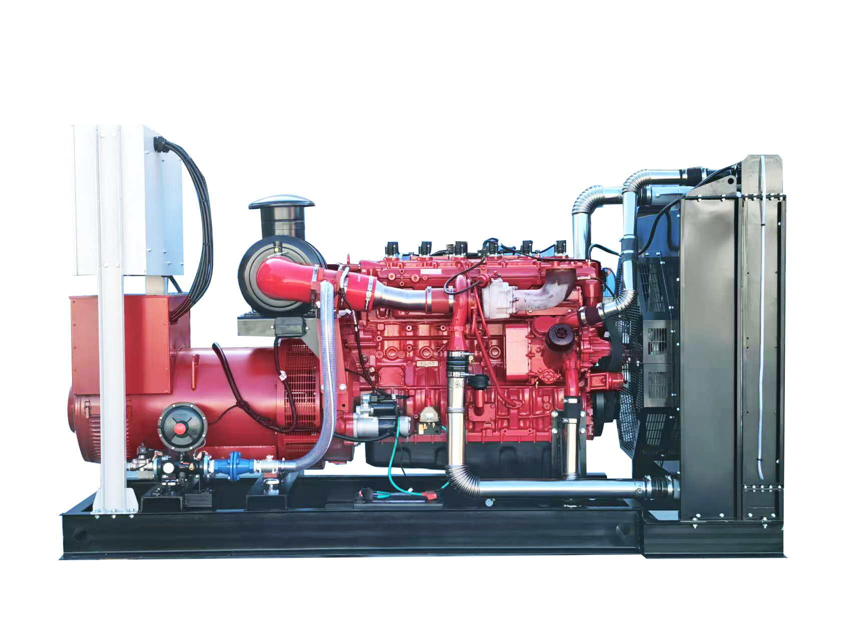 Low energy consumption and high efficiency 300KW natural gas generator set