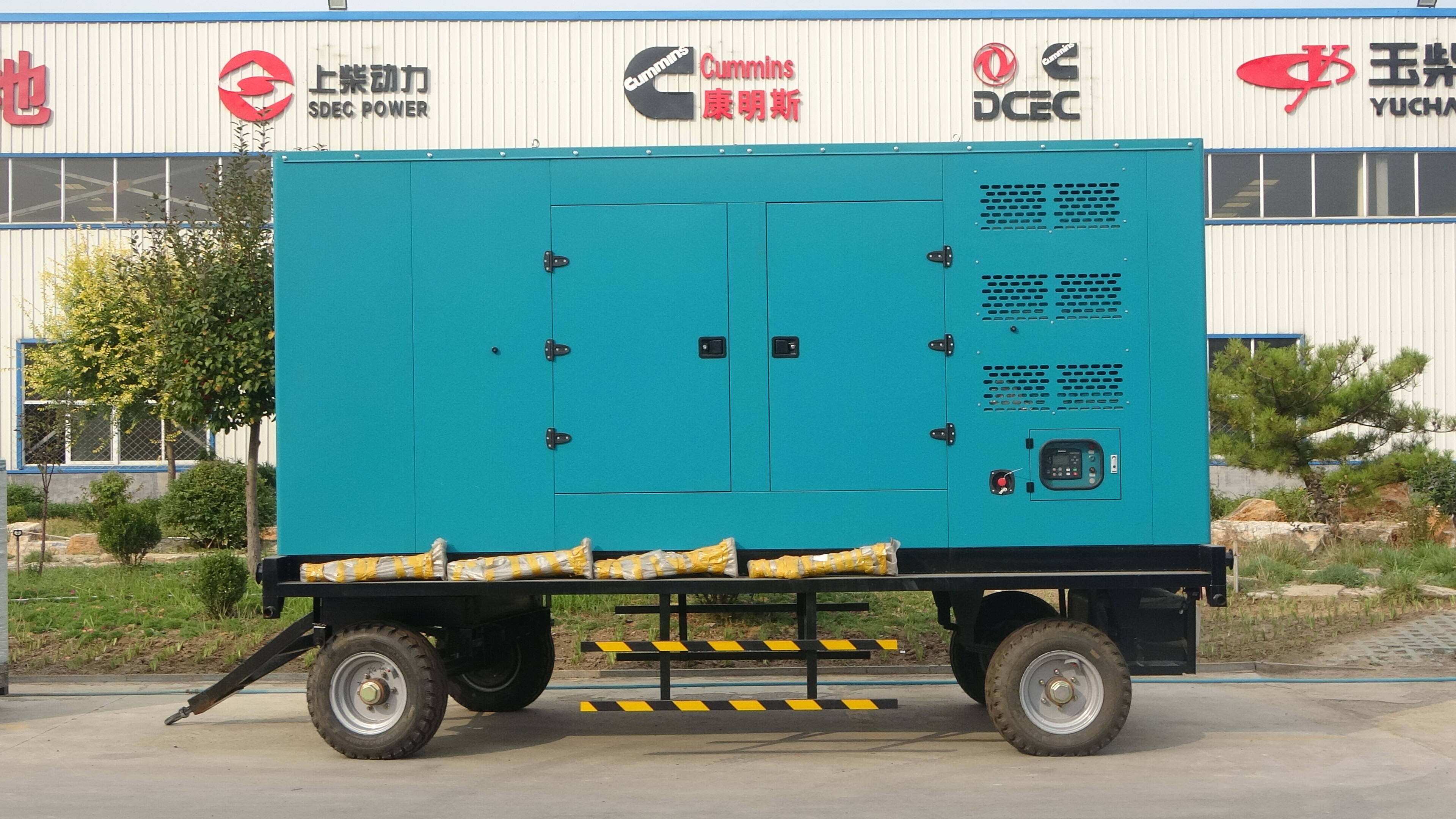 Stille dieselgenerator versus standaard: 10 dB geluidreductietest