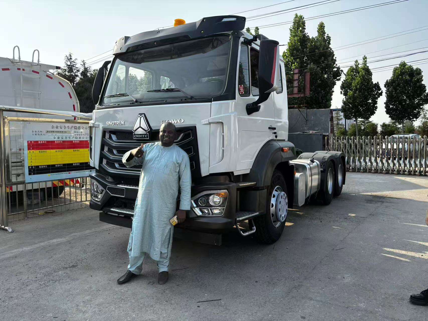 Nigerian Businessman Bature Partners with SINOTRUK: Procures 10 HOWO NX Series Tractors as Authorized Agent