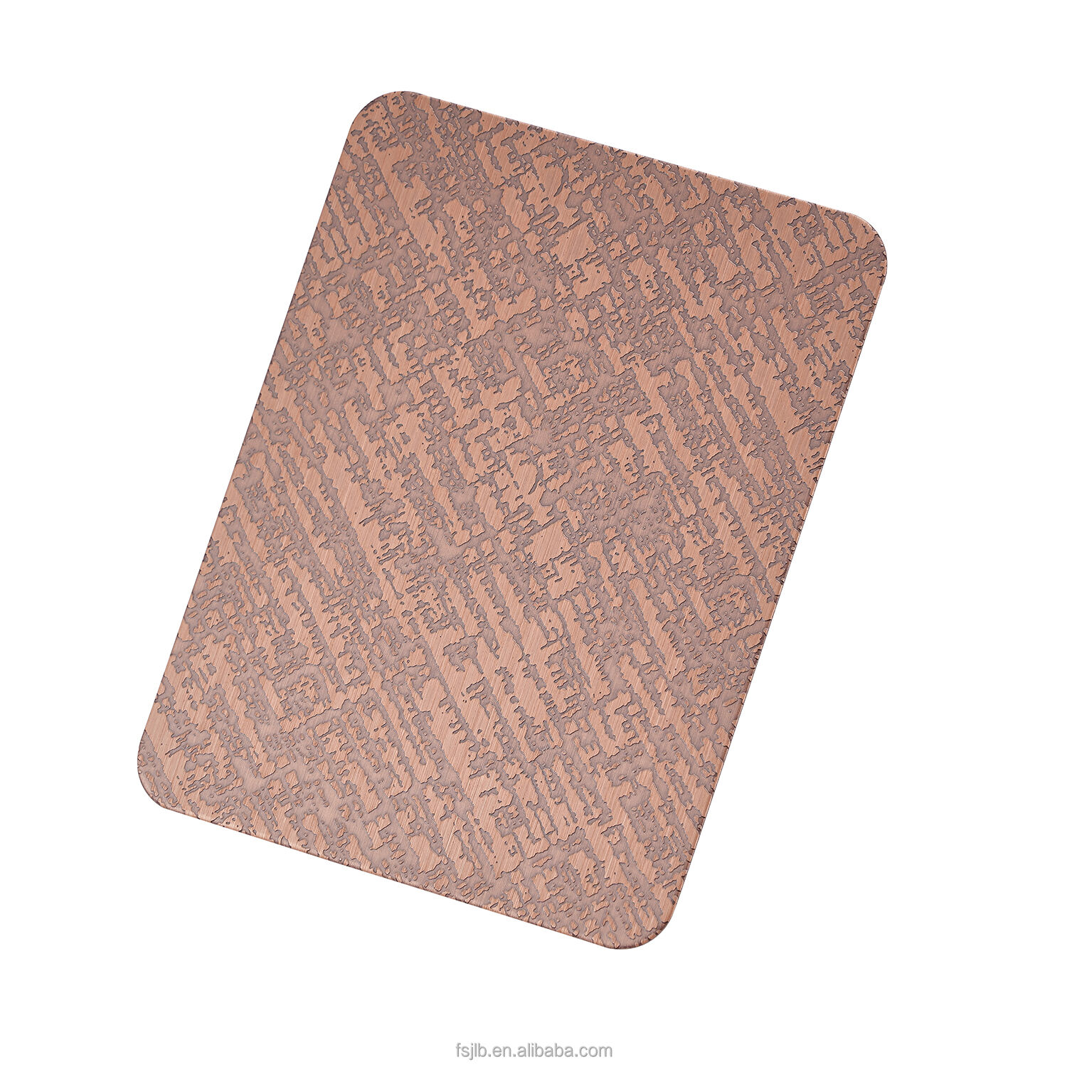 맞춤형 스테인리스 스틸 시트 - 장식용 304형 엠보스드/물결 무늬 및 컬러 변형 제품