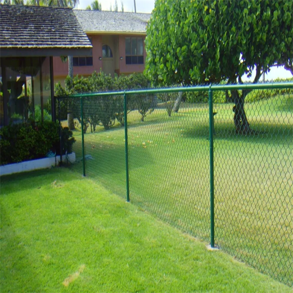 Green Vinyl Coat Chain Link Fence