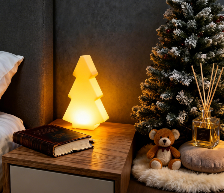 Rechargeble Christmas Tree Lights IP65 Eco-Friendly LED Nightlight with remote control