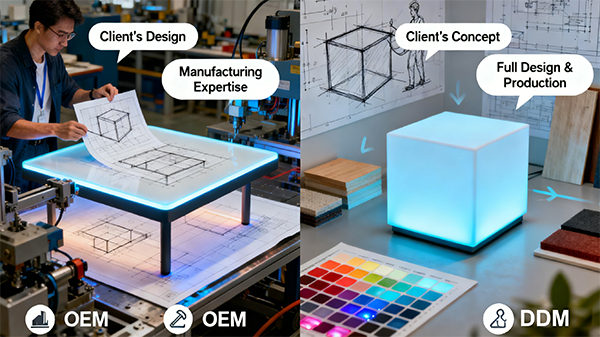 The Blueprint of Brilliance: A Deep Dive into OEM/ODM Custom LED Furniture Manufacturing