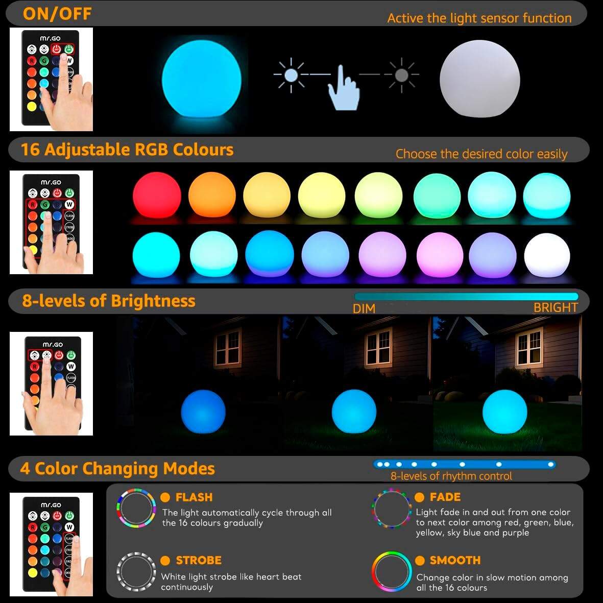 Replacement Solar led Light battery IP54 LED Bulb wick for Outdoor Garden  factory