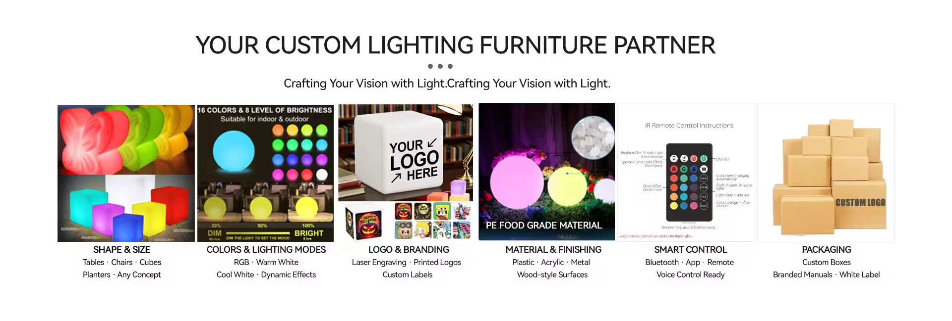 Outdoor LED Glow Flower Pot  for Garden, Patio & Event Decor details