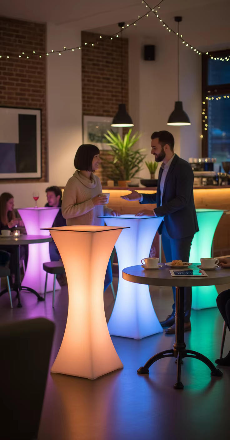 product led glowing event furniture dimmable illuminated led party table commercial furniture light up cocktail table-3