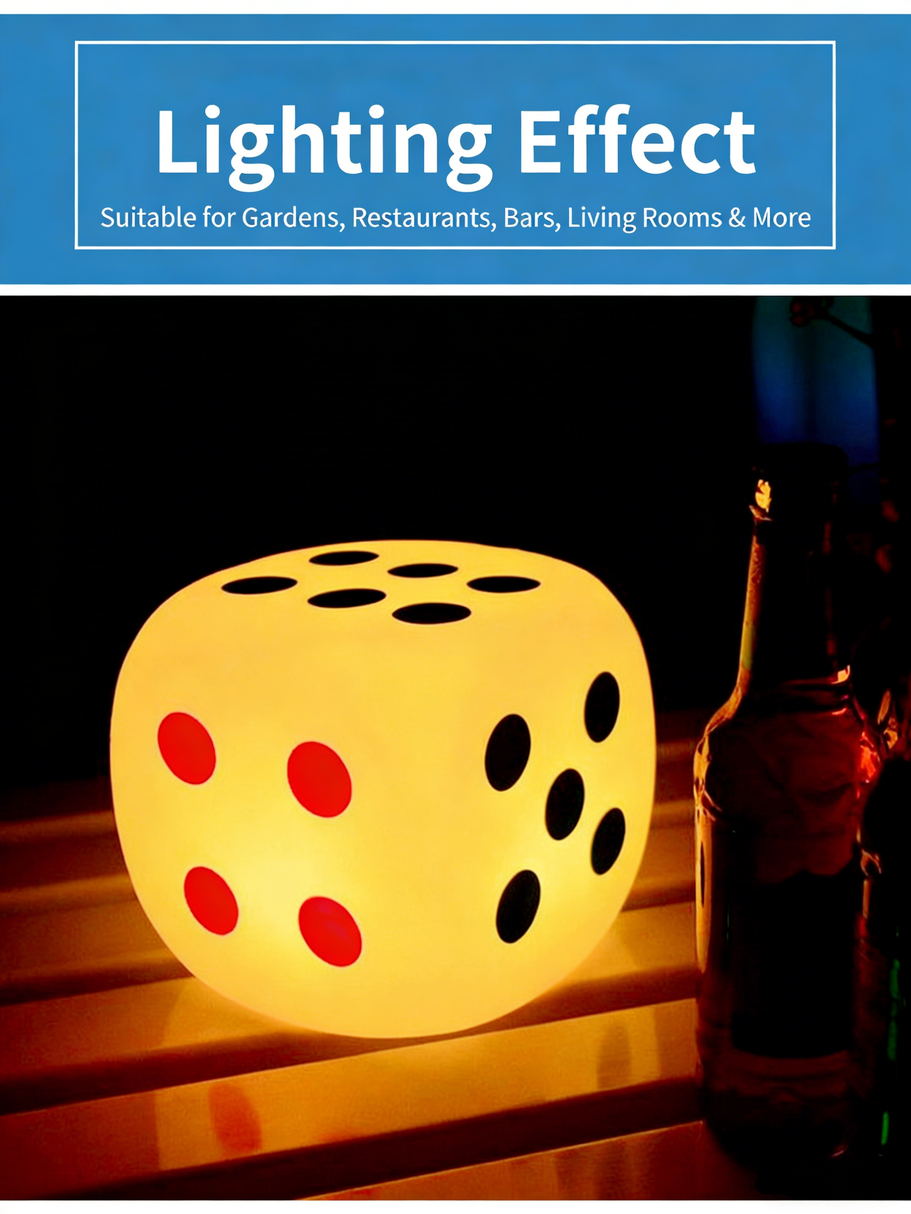 product rgb waterproof usb led cube light 15cm night club party luminous dice lighting decoration home ip65 battery powered remote-5