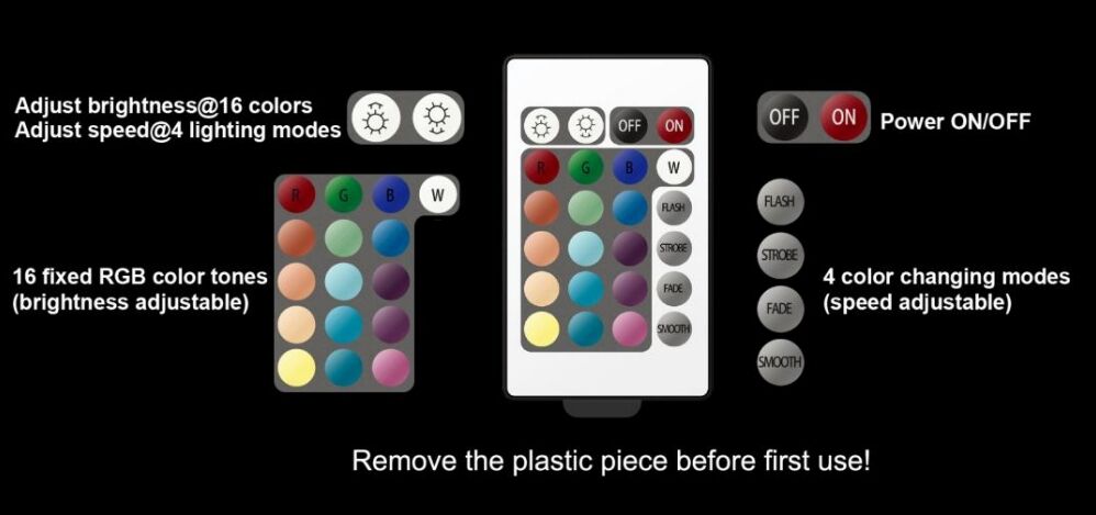 IP65 LED Water Drop Lamp rechargeable RGB 16 colors with remote control Garden Floor Lamp manufacture