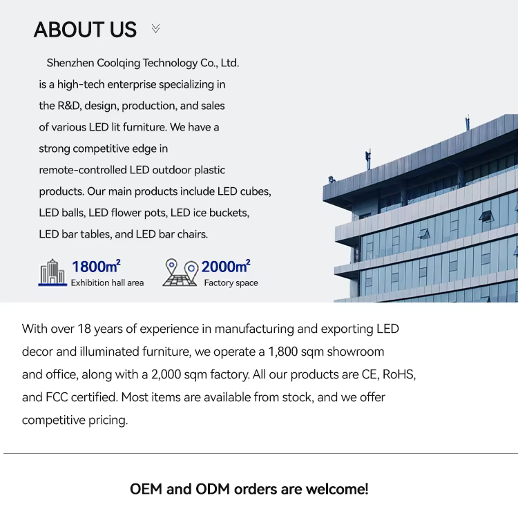 product modern 16 color changing led glowing ip65 rated waterproof pe plastic counter table with remote control for home bar application-10