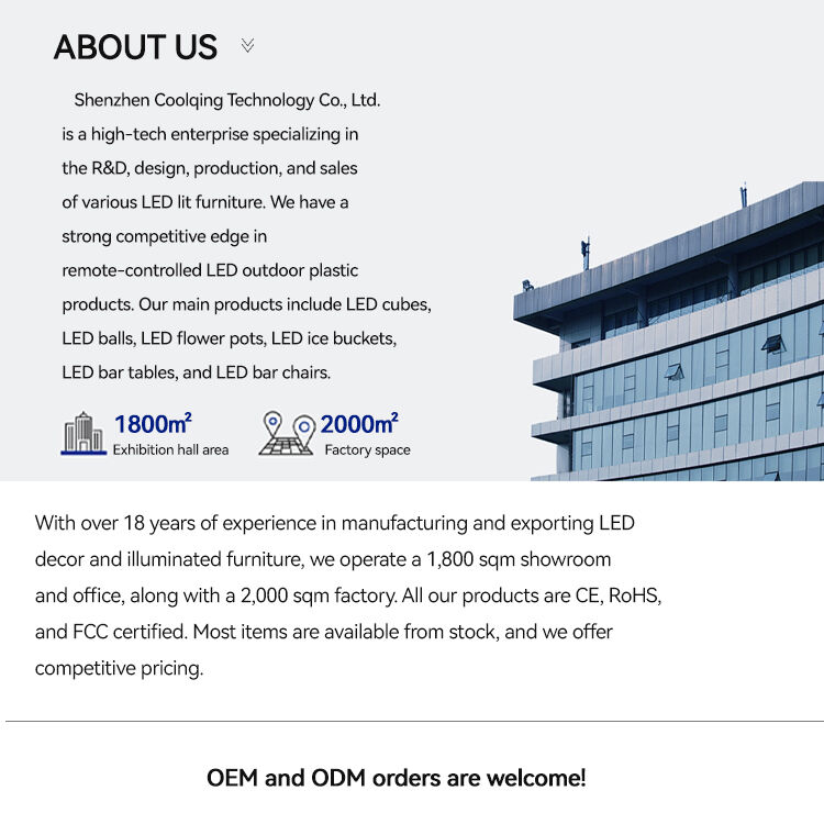 IP65 Rechargeable RGB PE LED Cube (20-80cm table and chair 2 in 1 ) with remote control factory