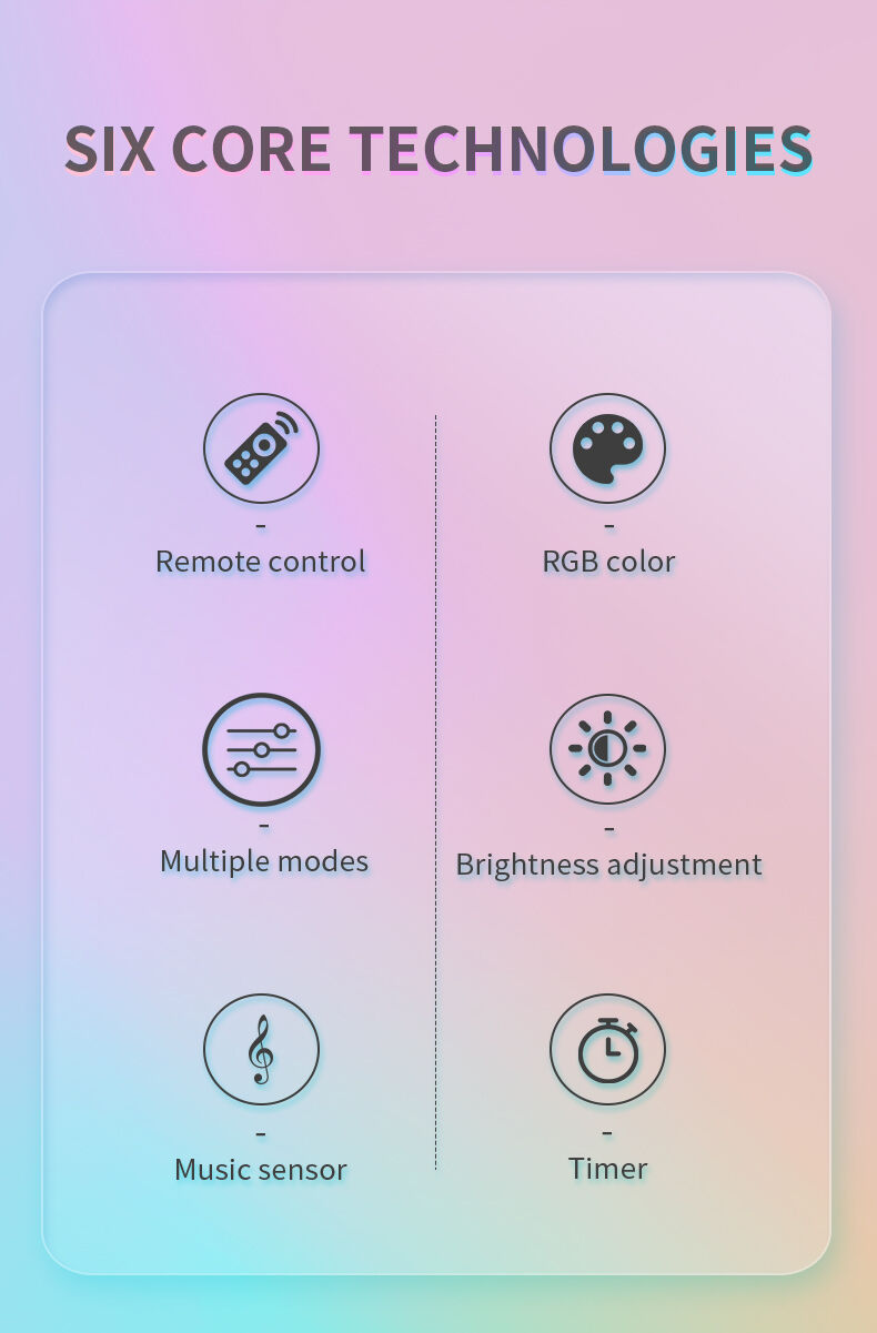 RGB Smart Music Voice Control Corner LED Floor Lamp for Home game Decor details