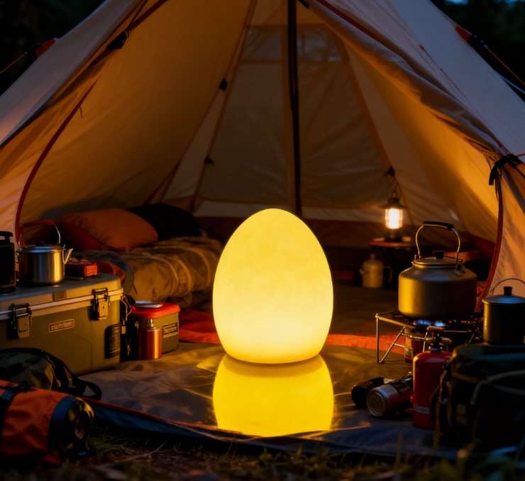  Rechargeable Egg Autistic light RGB IP65 with remote control factory