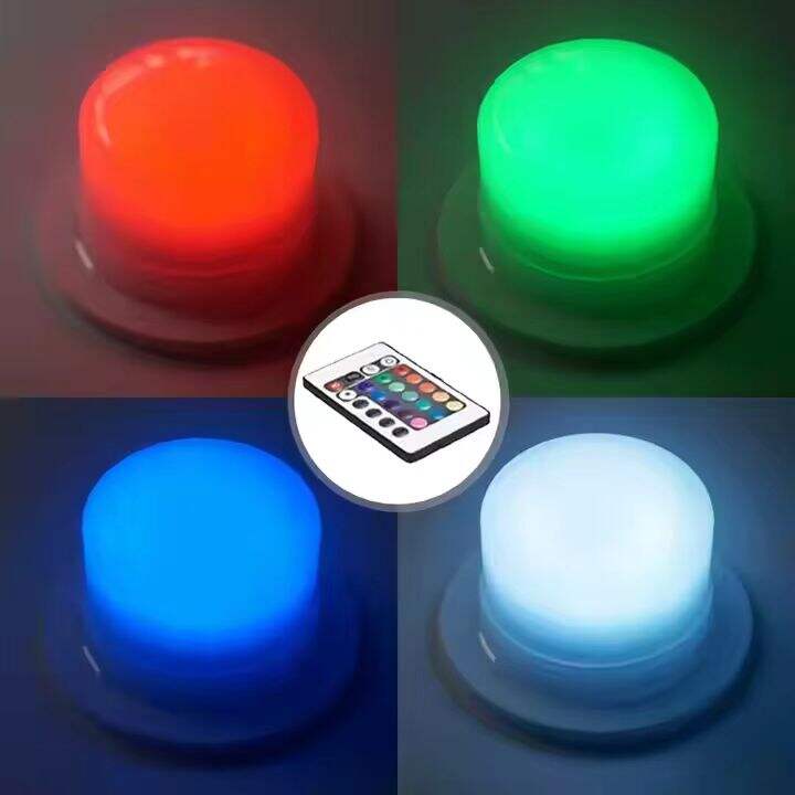 IR Remote RGB LED battery Light 5AA Battery & Plug-in Dual Mode Color Changing factory