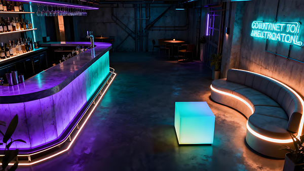 Illuminating Commerce: How Custom LED Furniture is Revolutionizing Hospitality and Retail Spaces