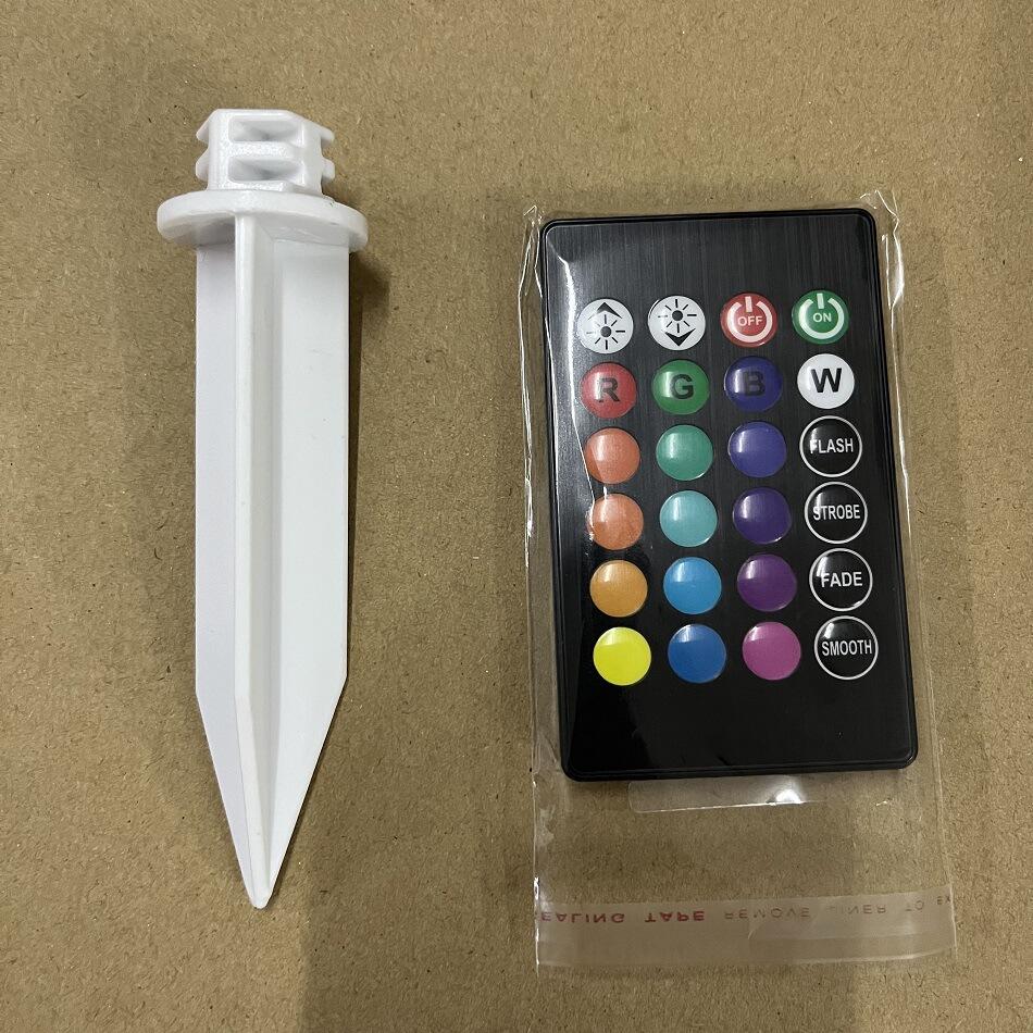 Eco-friendly Solar Rechargeable PE RGB Led Landscape Motif Ball Lights IP55 supplier