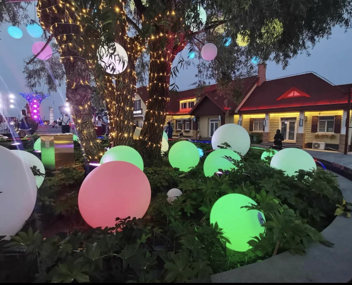 Professional LED glow ball lighting solutions tailored for modern commercial spaces.