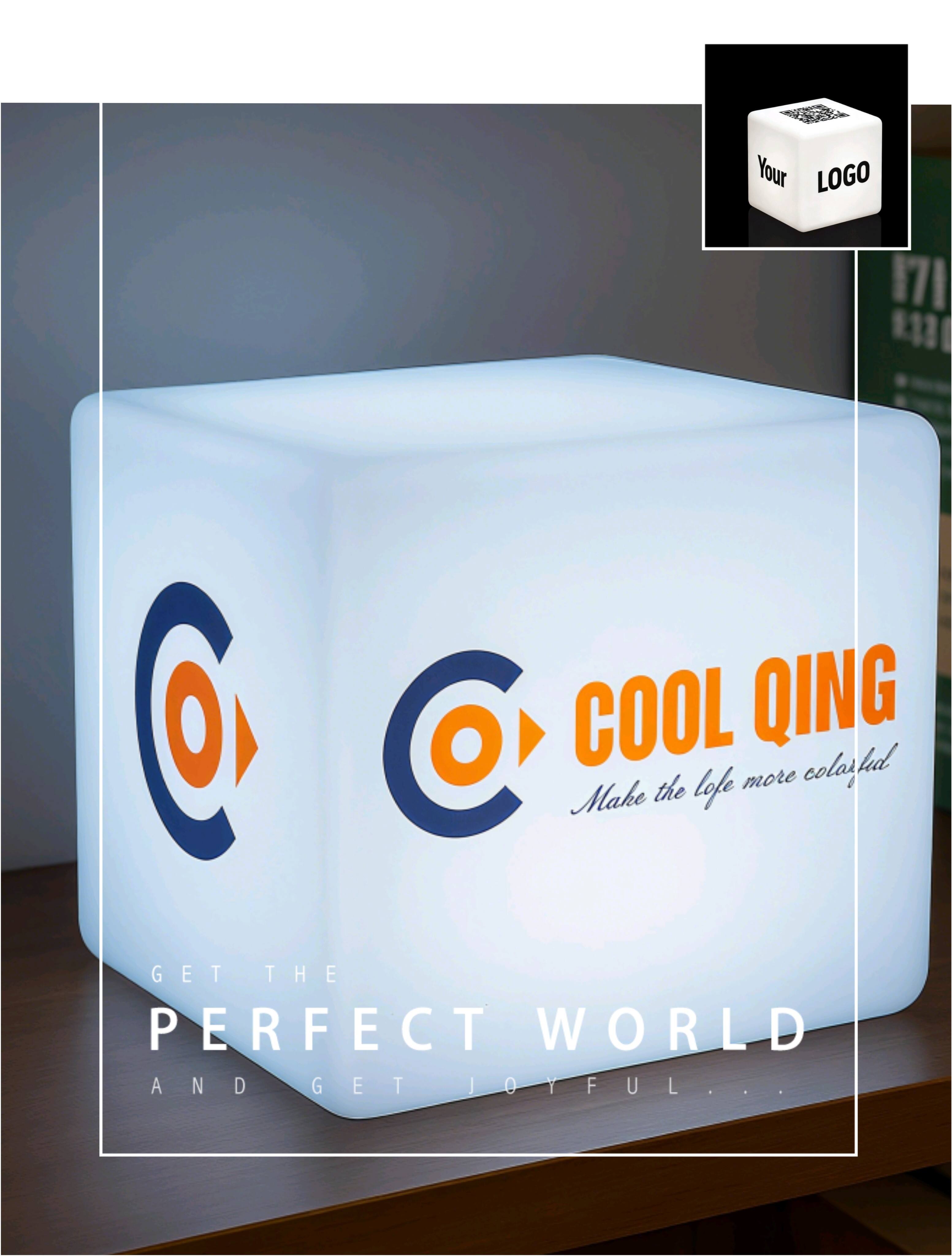 IP65 Rechargeable RGB PE LED Cube (20-80cm table and chair 2 in 1 ) with remote control details