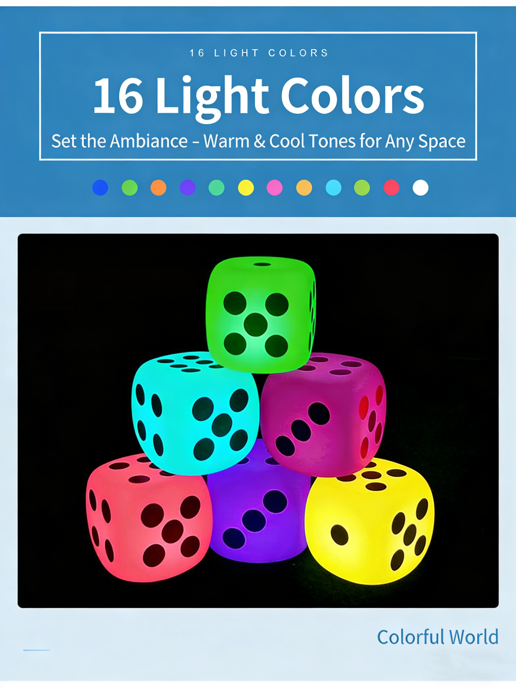 product rgb waterproof usb led cube light 15cm night club party luminous dice lighting decoration home ip65 battery powered remote-4