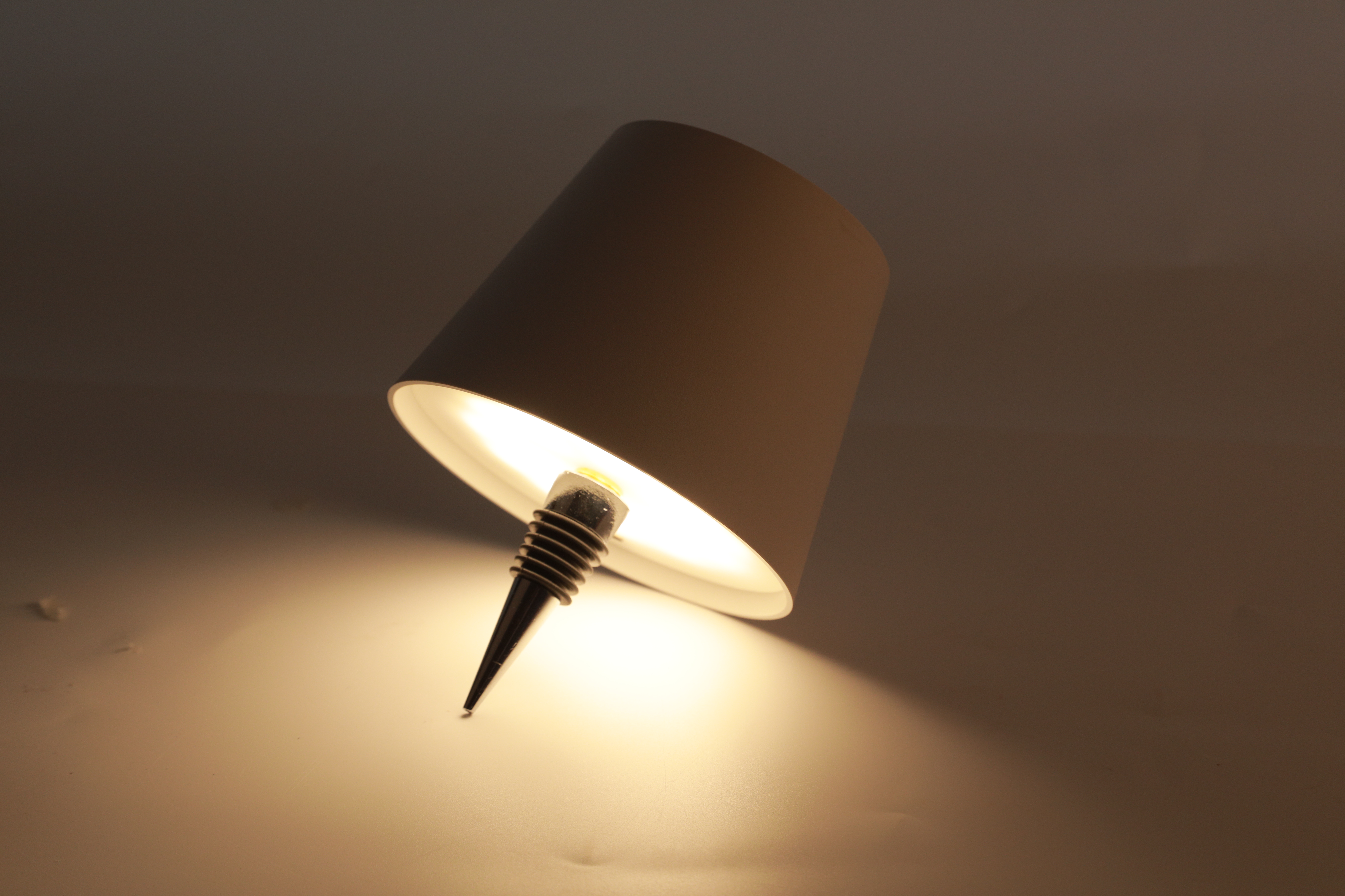 USB rechargeable Bottle lamp touch 3 color dimming light for multi scene compatible factory