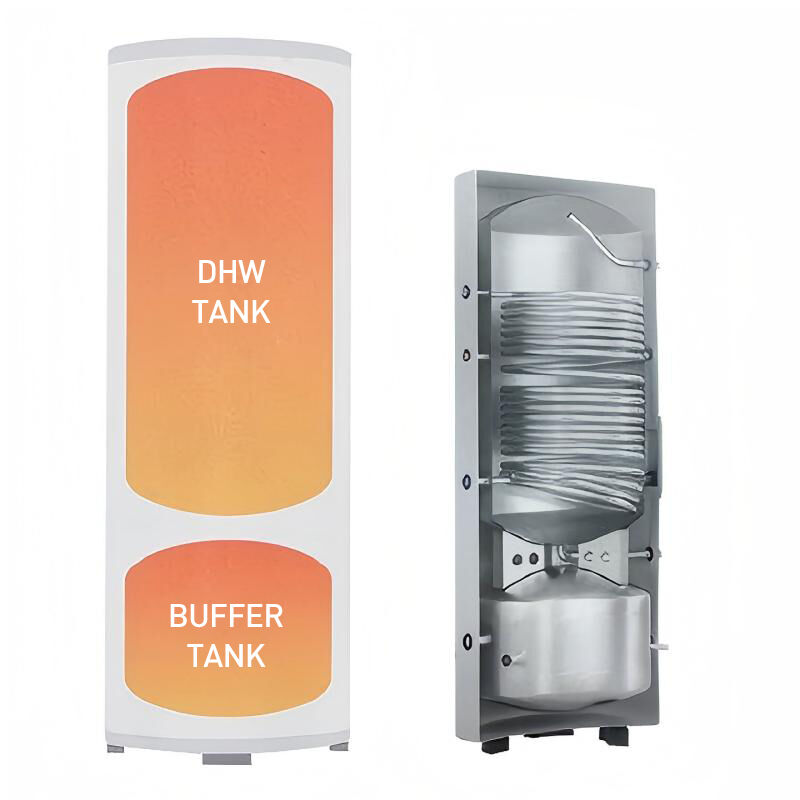 Demax Huishoudelike Multi-doeleindwaterreservoir (Bufferreservoir + DHW-reservoir)